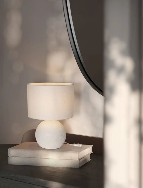 Dizajnová stolová lampa Ever 30 Biela