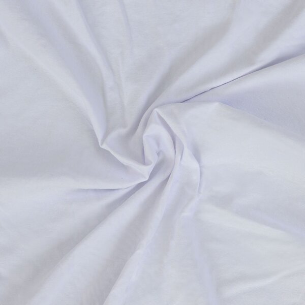 Kvalitex Luxusné bavlnené JERSEY prestieradlo s lycrou 180x200 cm - biela