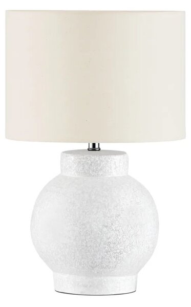 Moderná stolová lampa Zema Biela