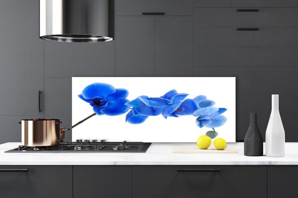 Sklenený obklad Do kuchyne Kvet rastlina príroda 125x50 cm