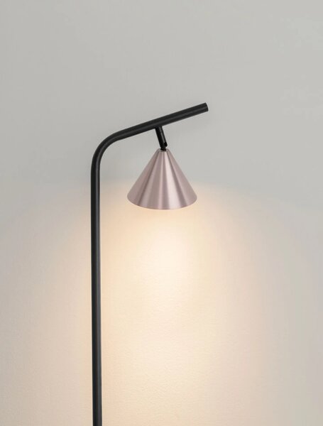 Dizajnová stojaca lampa Conico Čierna