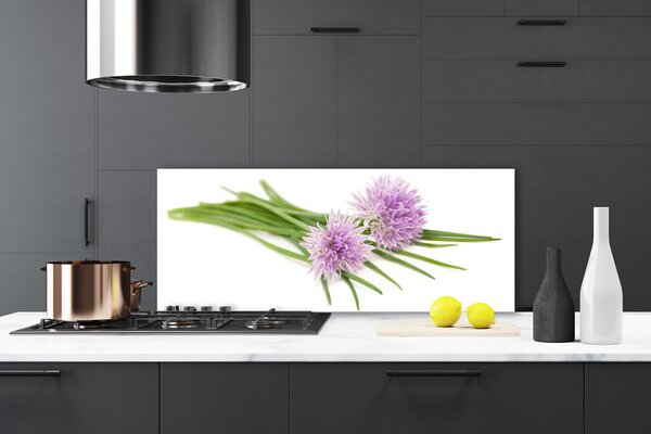 Sklenený obklad Do kuchyne Kvety rastlina príroda 125x50 cm