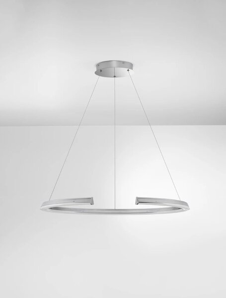 LED moderný luster Elmo Chromová