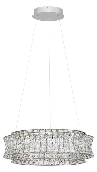 LED moderný luster Celysia 60 Chromová