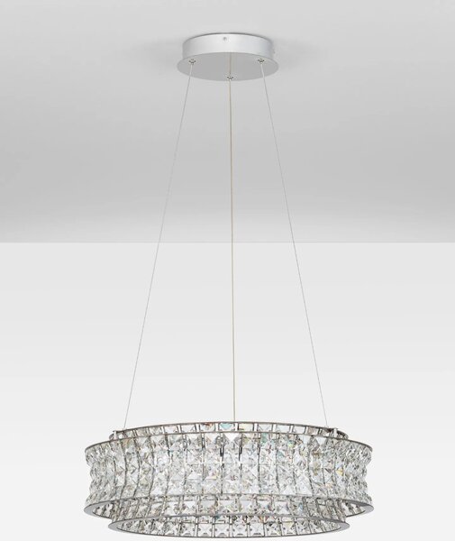 LED moderný luster Celysia 60 Chromová