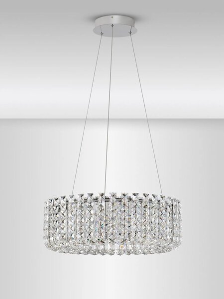 LED moderný luster Celysia Chromová B