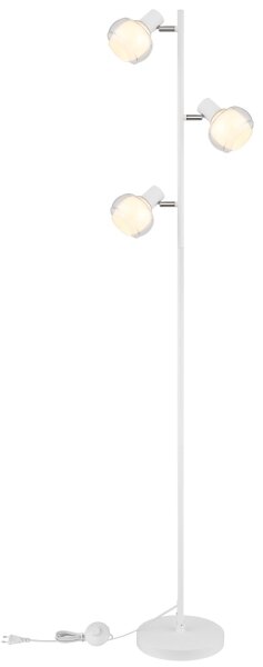 Globo 54309SW - Stojacia lampa TOKKI 3xE14/40W/230V biela
