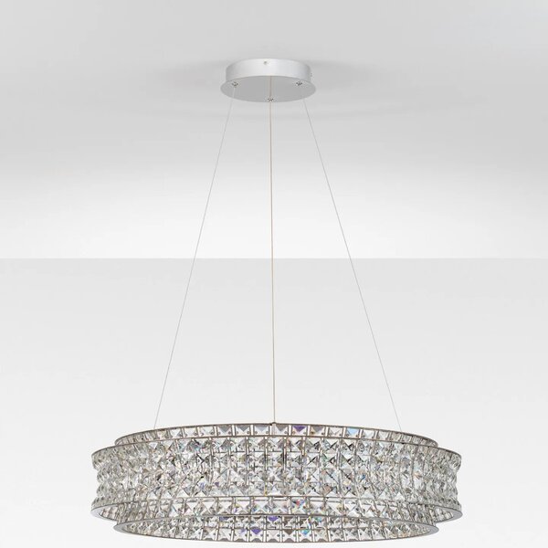 LED moderný luster Celysia 80 Chromová
