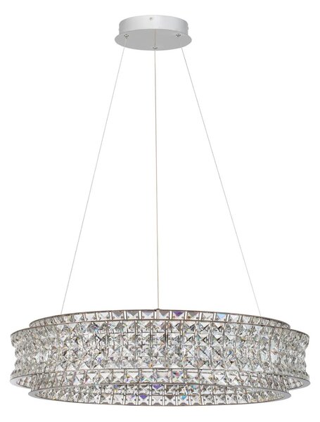 LED moderný luster Celysia 80 Chromová