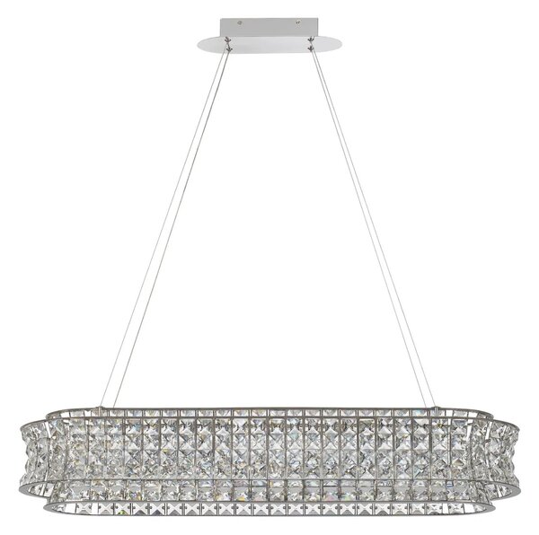 LED moderný luster Celysia 100 Chromová