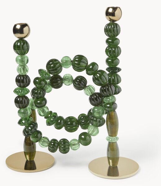 Ručne vyrobený svietnik Beads