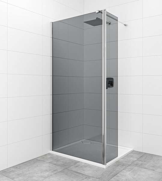 Sprchová zástěna walk-in Walk-In / dveře 140 cm SAT Walk-in SATBWI140KSPRROZ
