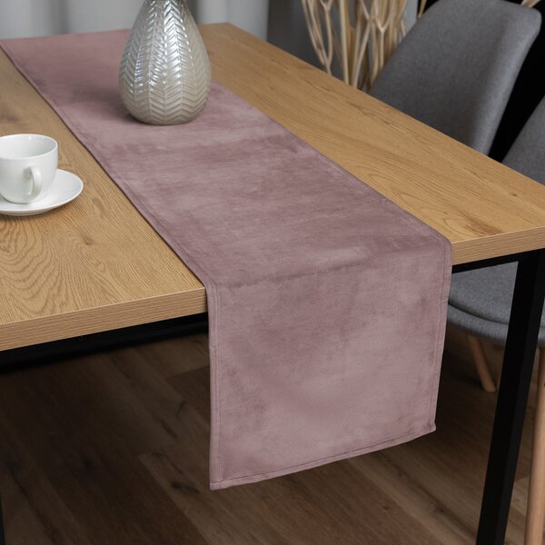 Biante Zamatový behúň na stôl Velvet Prémium SVP-002 Staroružový 35x120 cm