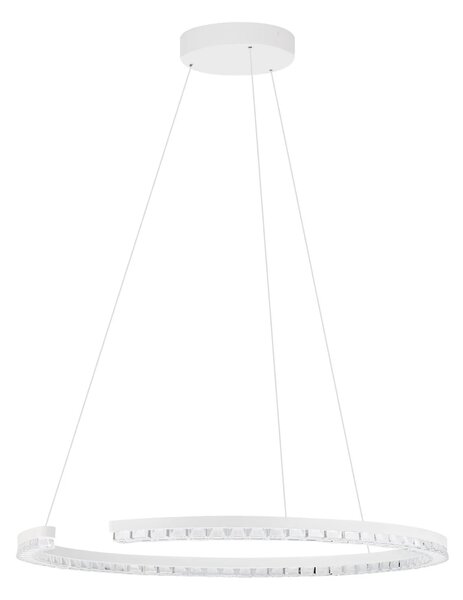 LED moderný luster Gleamy 65 Biela