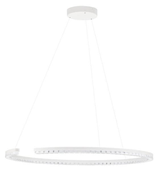 LED moderný luster Gleamy 85 Biela