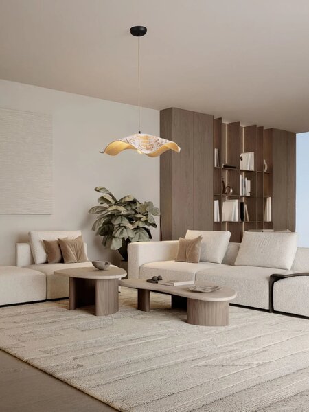 LED moderný luster Wabi 62 Biela