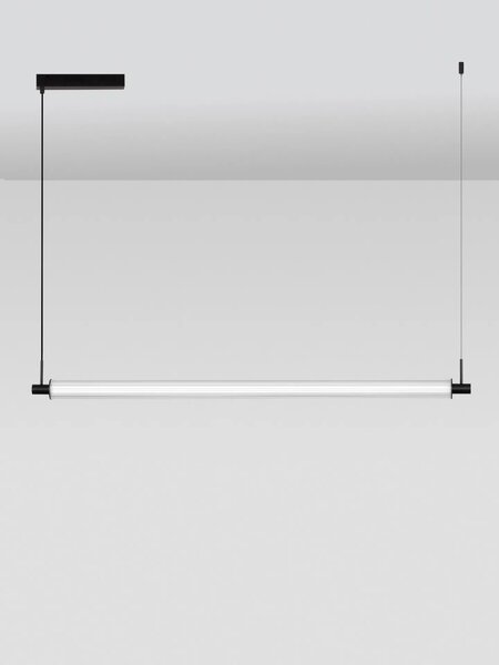 LED moderný luster Glovia Čierna line