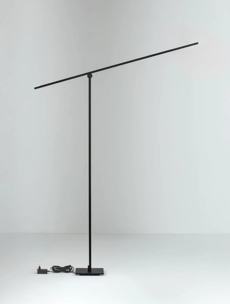 Dizajnová stojaca lampa Tenso Čierna 24W