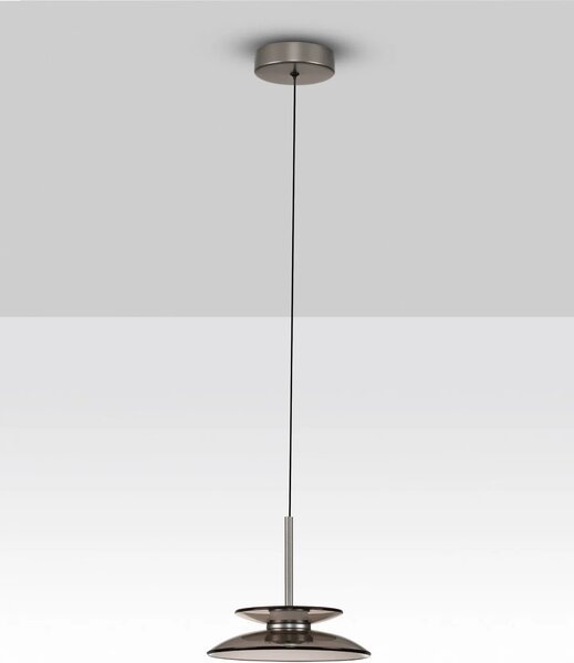LED moderný luster Esti Hnedá