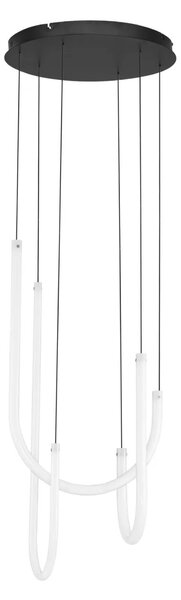 LED moderný luster Topaz 41 Čierna