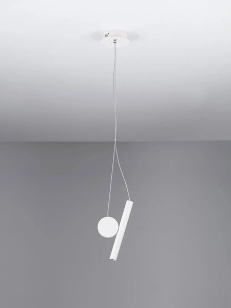 LED moderný luster Vero Biela