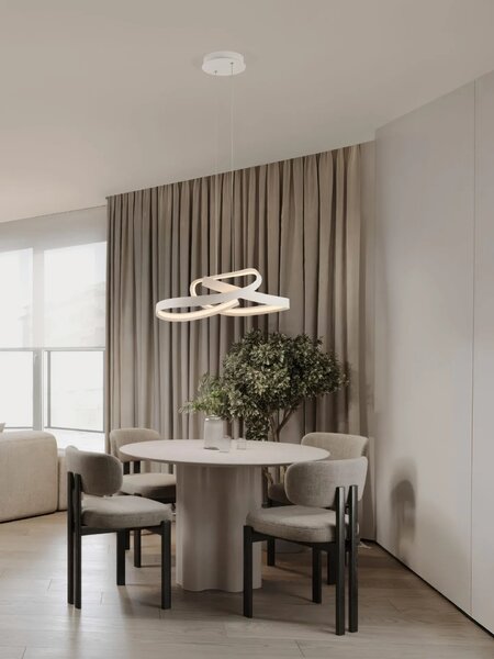 LED moderný luster Olia Biela A