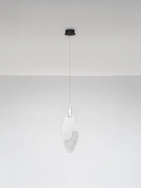 LED moderný luster Seriq 15 Čierna