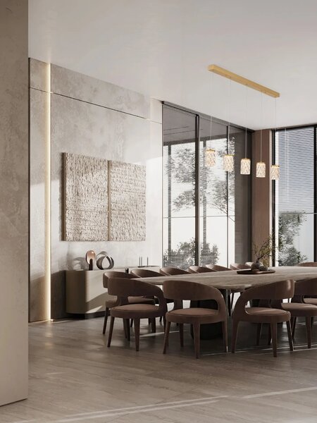 LED moderný luster Phos Zlatá 5 line