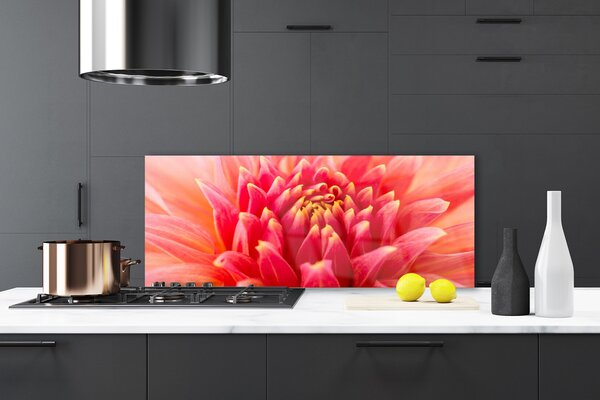 Sklenený obklad Do kuchyne Kvet rastlina príroda 125x50 cm
