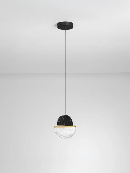 Dizajnový LED luster Dorin 7W A – Čierna