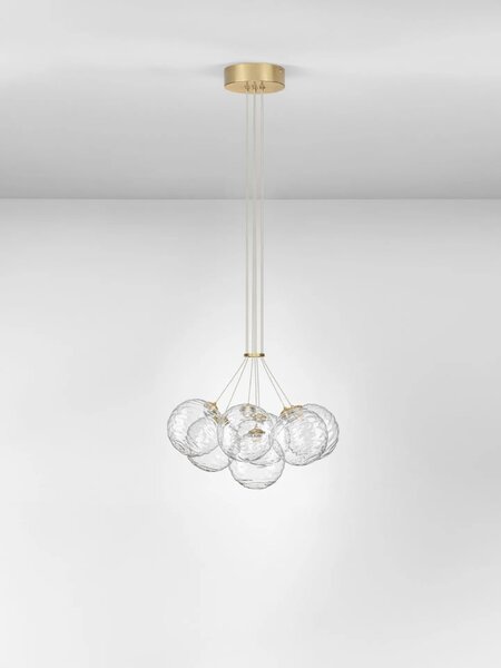 LED moderný luster Blazik Zlatá 42 A