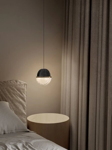 Dizajnový LED luster Dorin 7W A – Čierna