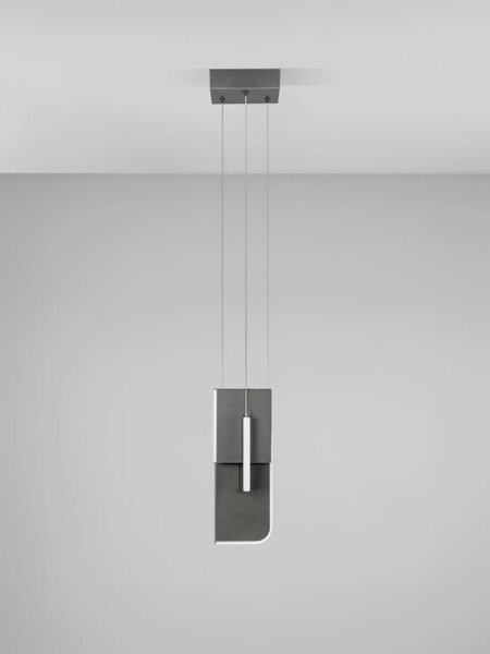 Moderný LED luster Totem 11W A – Sivá
