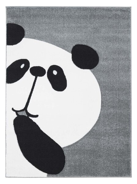 Dekorstudio Detský koberec BEAUTY sivá panda Rozmer koberca: 140x200cm