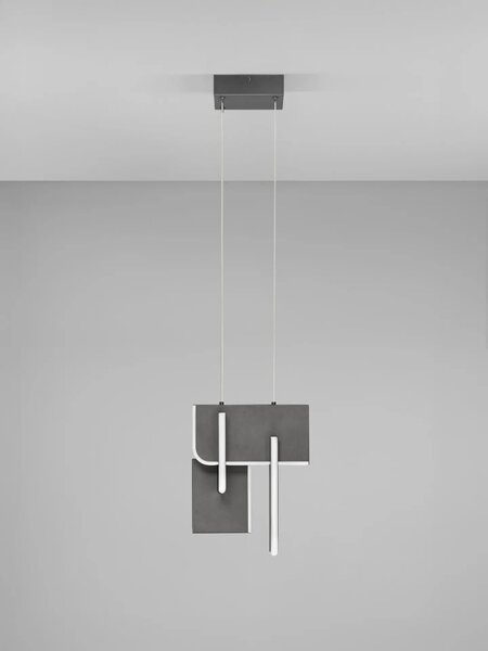 Moderný LED luster Totem 20W 1A – Sivá
