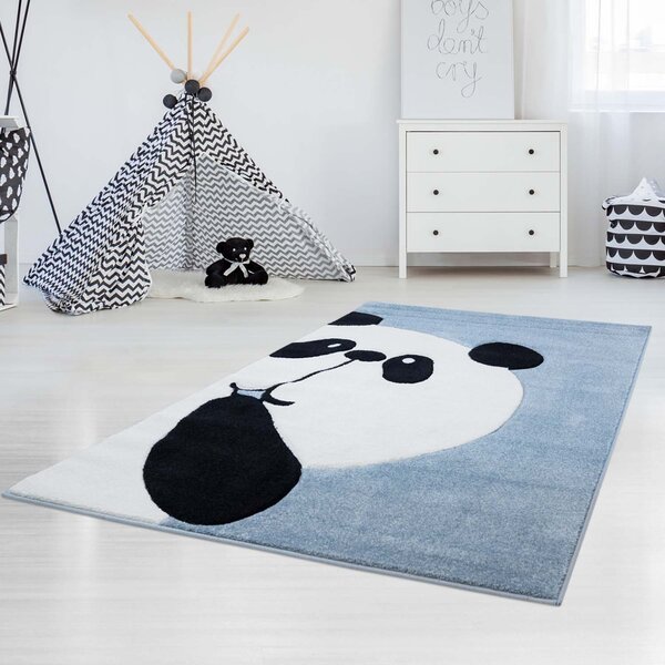 Dekorstudio Detský koberec BEAUTY modrá panda Rozmer koberca: 160x230cm