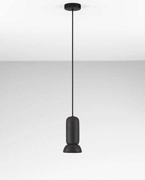 LED moderný luster Parlo Čierna