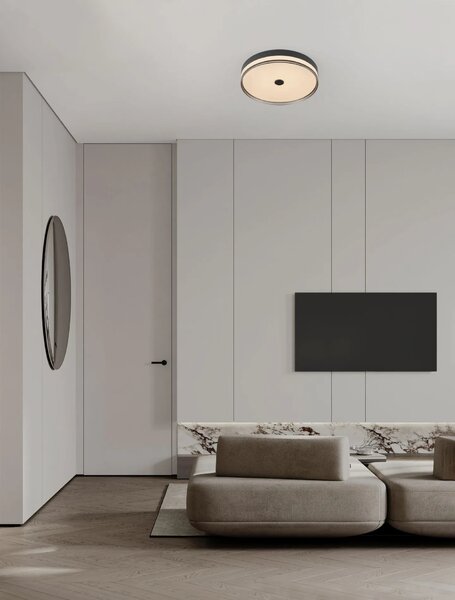 Minimalistické stropné svietidlo Helios 50 Čierna