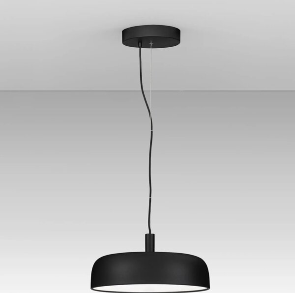 LED moderný luster Noelia Čierna 2700K