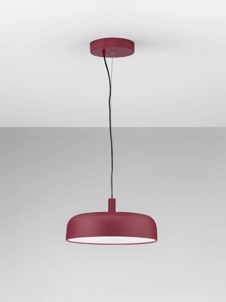 LED moderný luster Noelia Červená 3000K