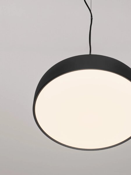 LED moderný luster Noelia Čierna 3000K