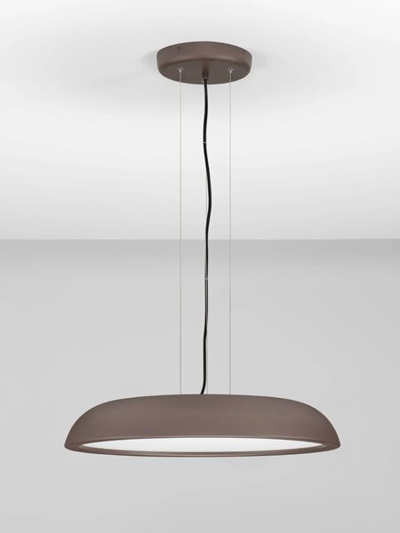 LED moderný luster Felicia 60 Hnedá