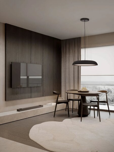 LED moderný luster Felicia 60 Čierna