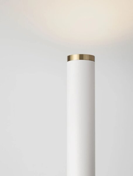 Dizajnová stojaca lampa Orin_S 10 Biela