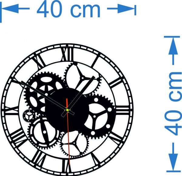 Moderné nástenné hodiny | SENTOP X0071-Trendy wall clock