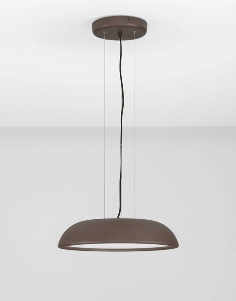 LED moderný luster Felicia 45 Hnedá