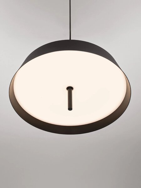 LED moderný luster Velio 45 Čierna
