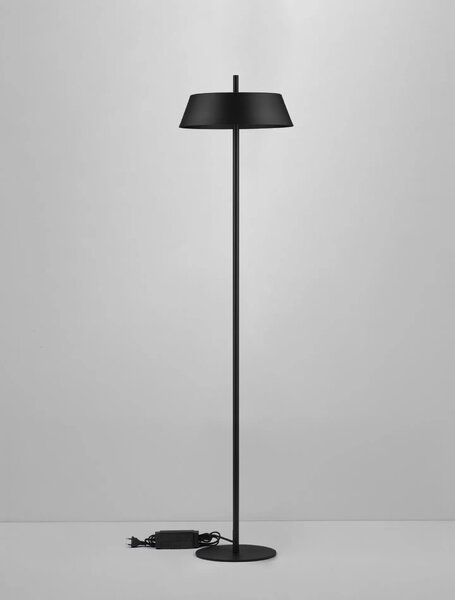 Moderná stojaca lampa Velio Čierna