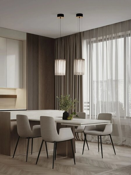 LED moderný luster Nol 22 Medená