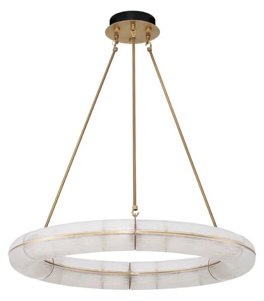 LED moderný luster Gloree Medená 31W